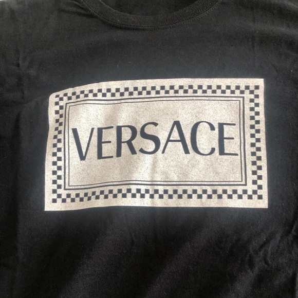 T Shirt with designer print , BLACK, XL, XXL - Picture 2 of 3